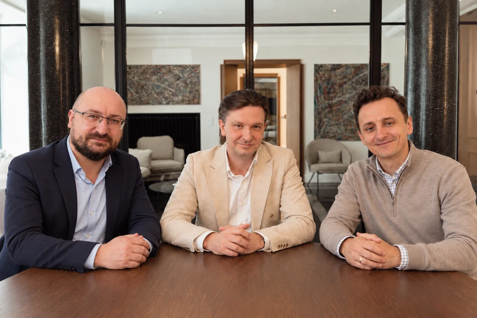 Partnerzy zarządzający Hamato Capital: Łukasz Świercz, Tomasz Jastrzębski i Marcin Łączyński